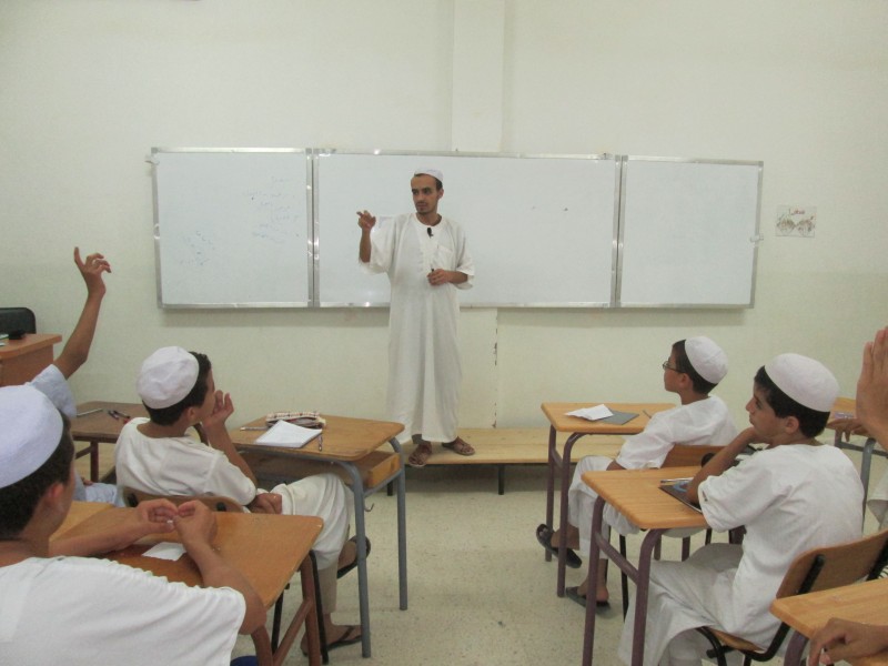 افتتاح الدورات التكوينية التربوية لطلبة المرحلة الثانوية بمعهد عمي سعيد