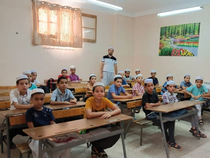 صور نموذجية لأحد فروع التعليم القرآني بمؤسسة الشيخ عمي سعيد.