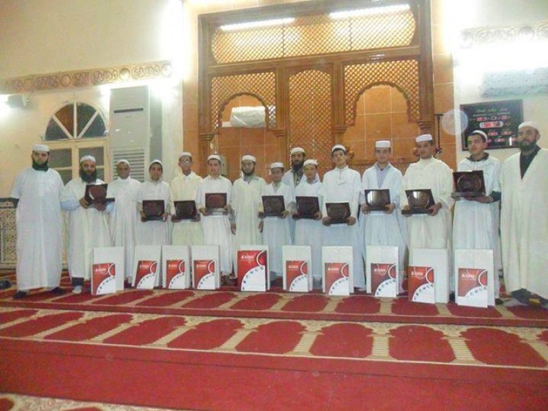 هنيئا للطلبة المتفوقين في مسابقة القرآن الكريم بمناسبة المولد النبوي.